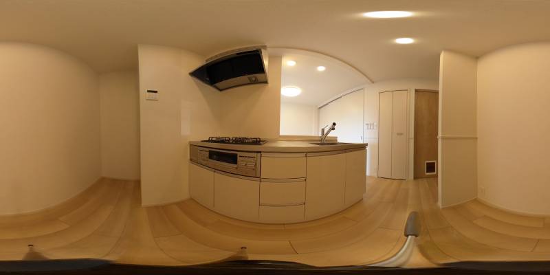 パノラマ画像キッチン