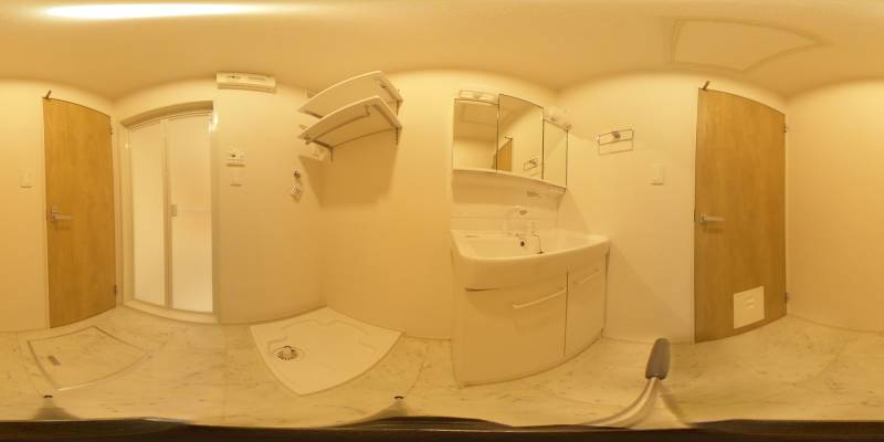 パノラマ画像洗面所