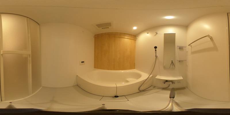 パノラマ画像バスルーム