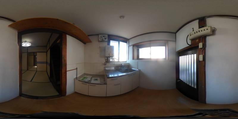 パノラマ画像キッチン