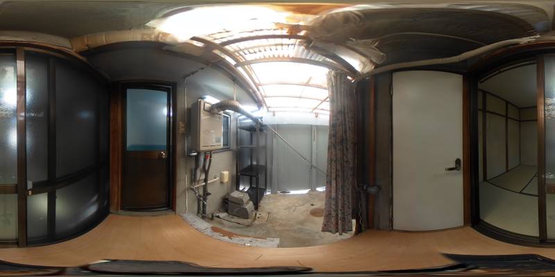 パノラマ画像バルコニー