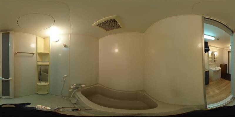 パノラマ画像バスルーム