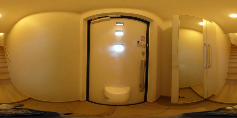 パノラマ画像玄関