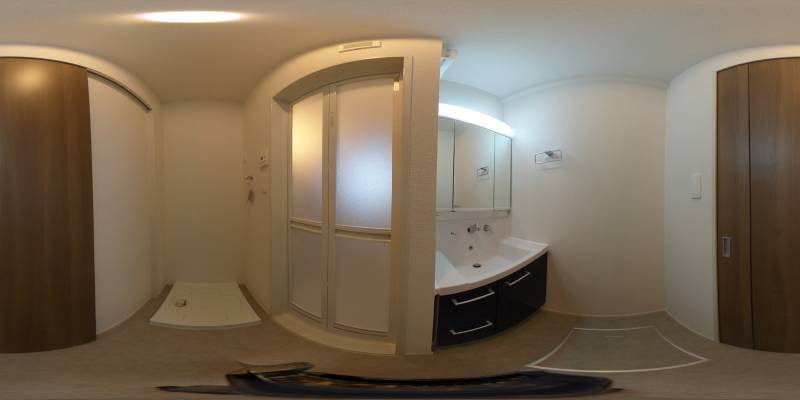 パノラマ画像洗面所