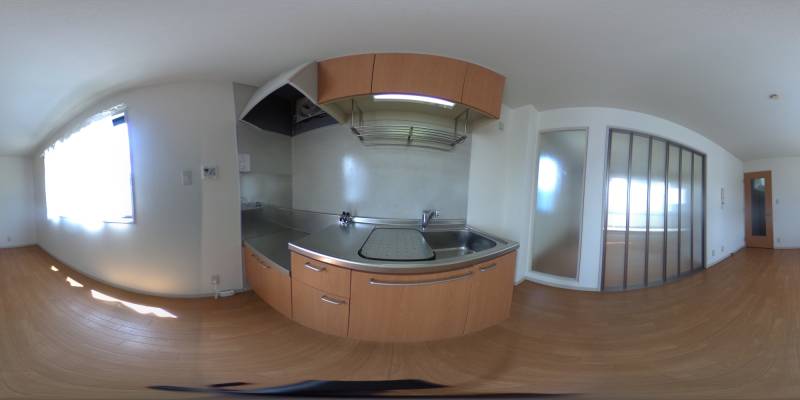 パノラマ画像キッチン