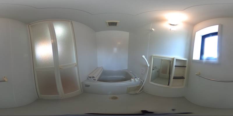 パノラマ画像バスルーム