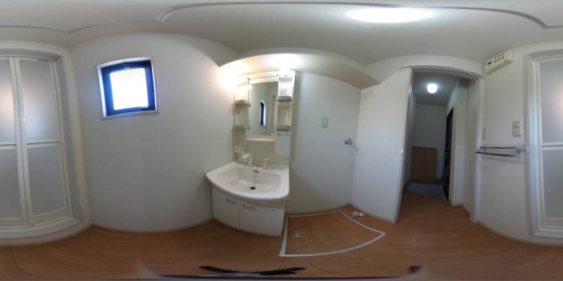 パノラマ画像洗面所