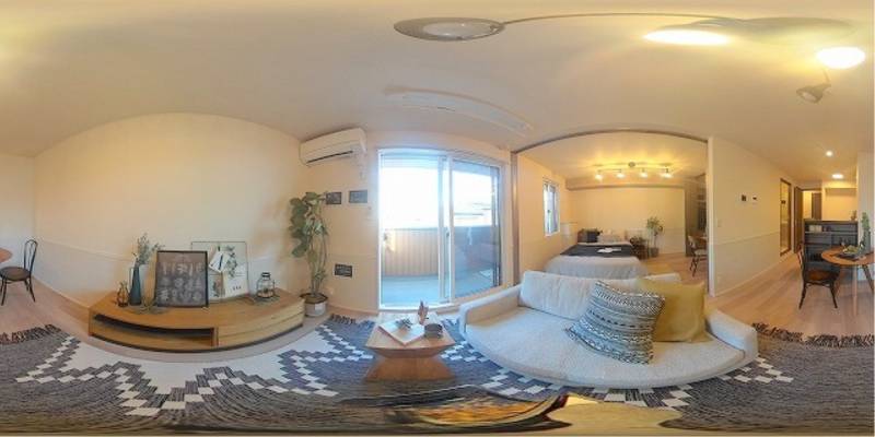 パノラマ画像洋室