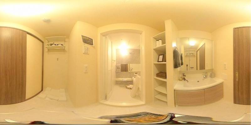 パノラマ画像洗面所