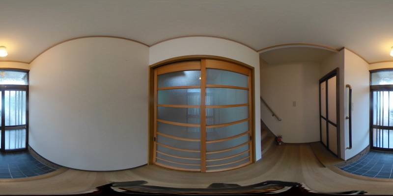 パノラマ画像玄関