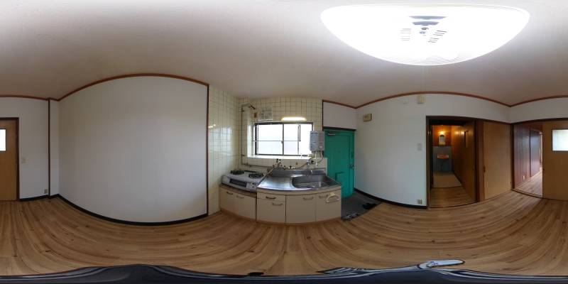 パノラマ画像キッチン