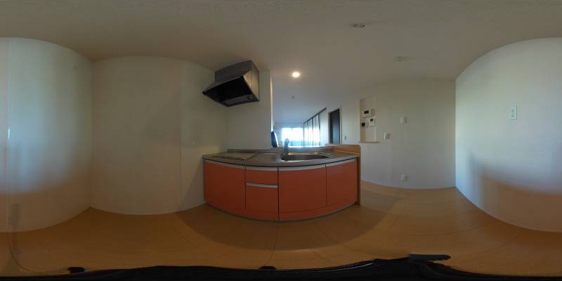 パノラマ画像キッチン