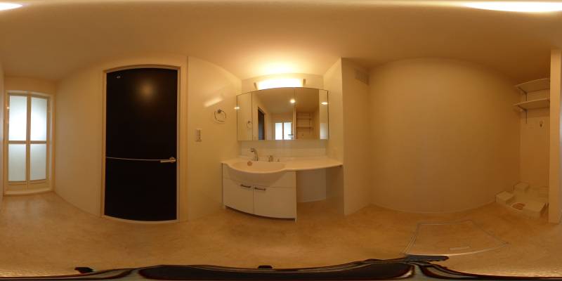 パノラマ画像洗面所