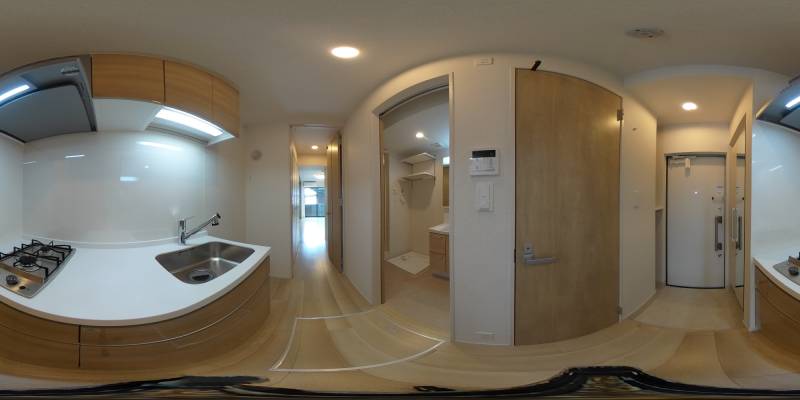 パノラマ画像キッチン