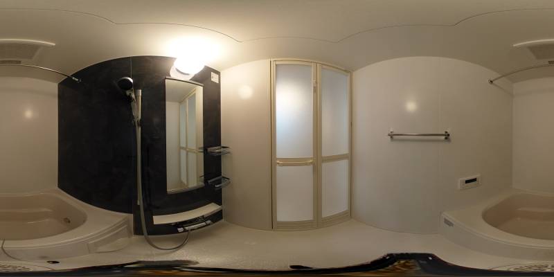 パノラマ画像バスルーム