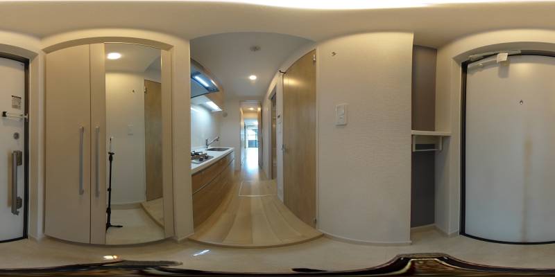 パノラマ画像玄関