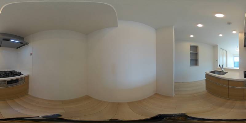 パノラマ画像キッチン
