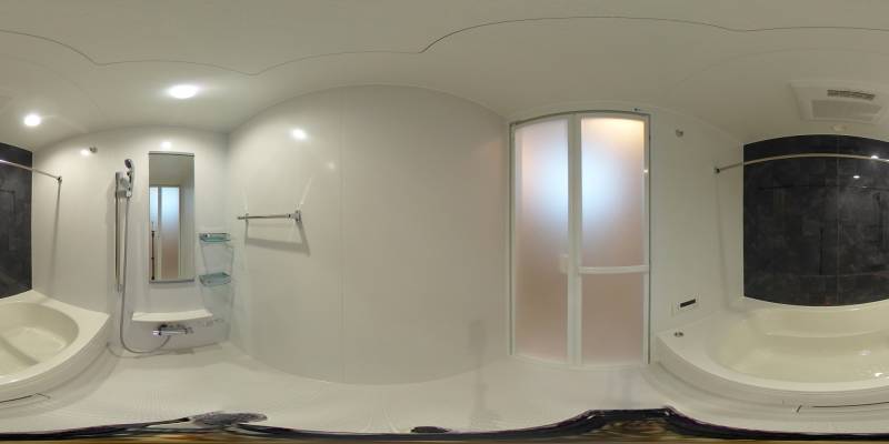 パノラマ画像バスルーム