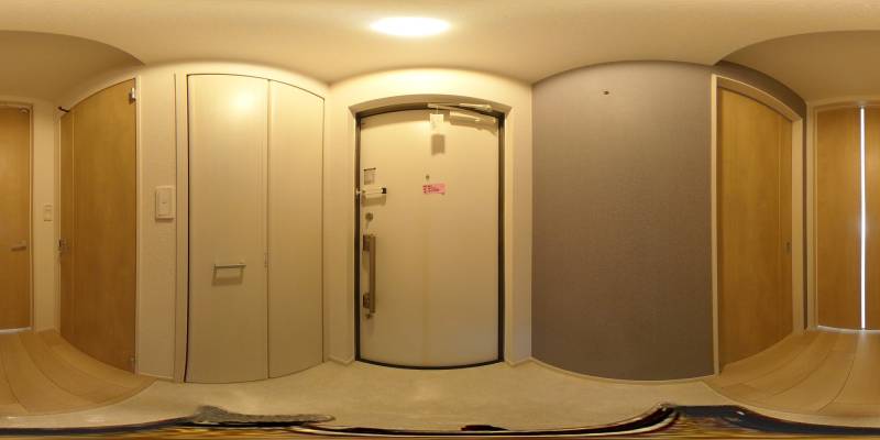 パノラマ画像玄関