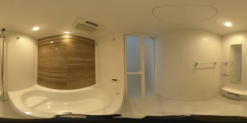 パノラマ画像バスルーム