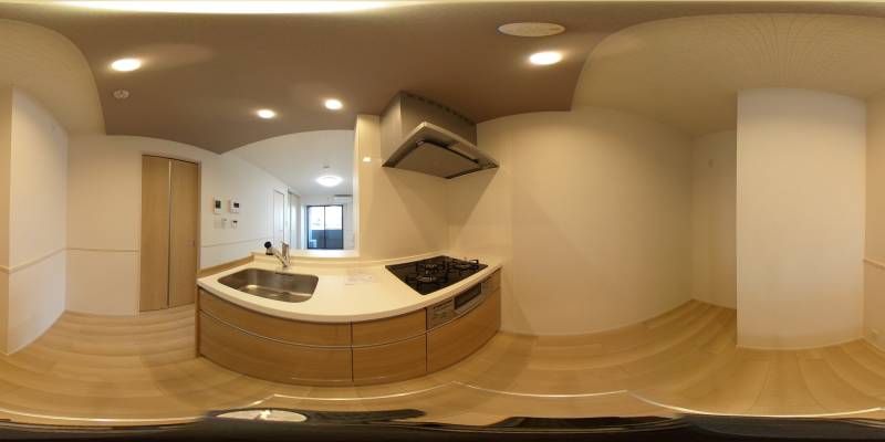 パノラマ画像キッチン