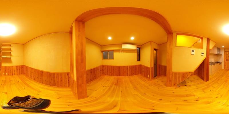 パノラマ画像リビング