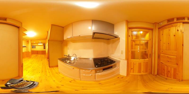 パノラマ画像キッチン