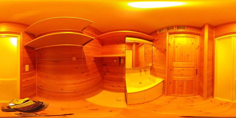 パノラマ画像洗面所