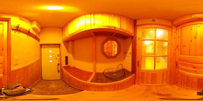 パノラマ画像玄関