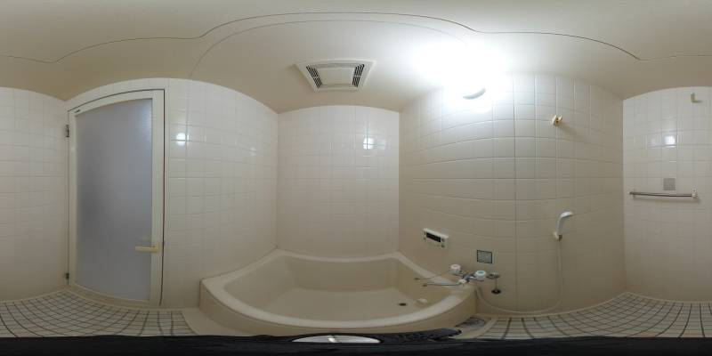 パノラマ画像バスルーム