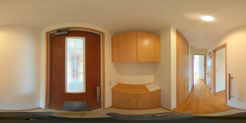 パノラマ画像玄関