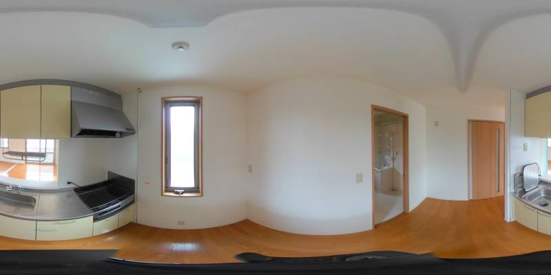 パノラマ画像キッチン