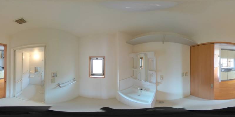 パノラマ画像洗面所