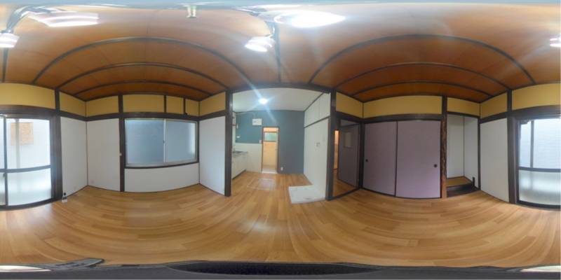 パノラマ画像リビング