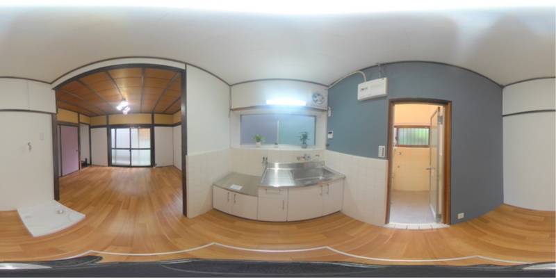 パノラマ画像キッチン