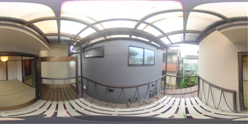 パノラマ画像バルコニー