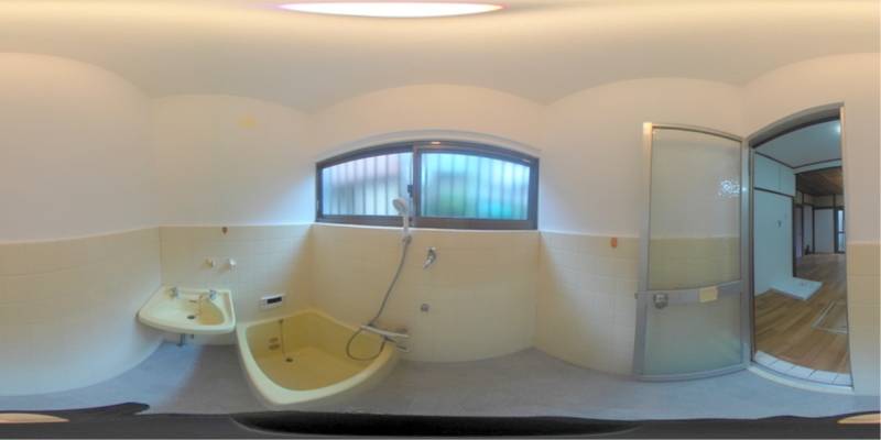 パノラマ画像バスルーム