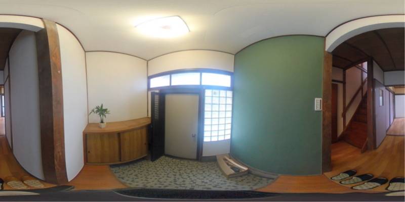 パノラマ画像玄関