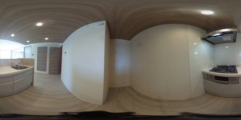 パノラマ画像キッチン