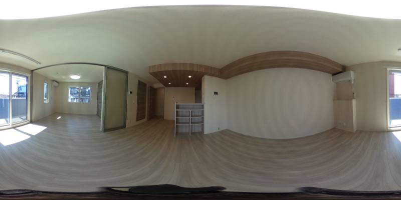 パノラマ画像リビング