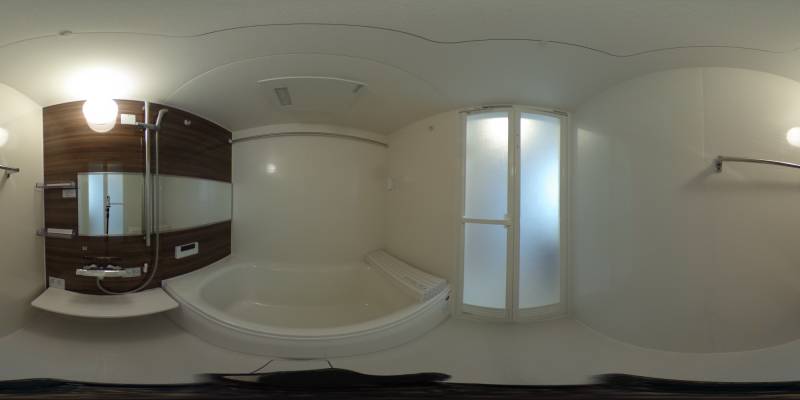 パノラマ画像バスルーム