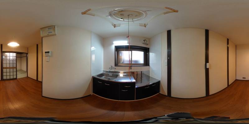 パノラマ画像キッチン