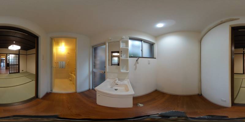 パノラマ画像洗面所