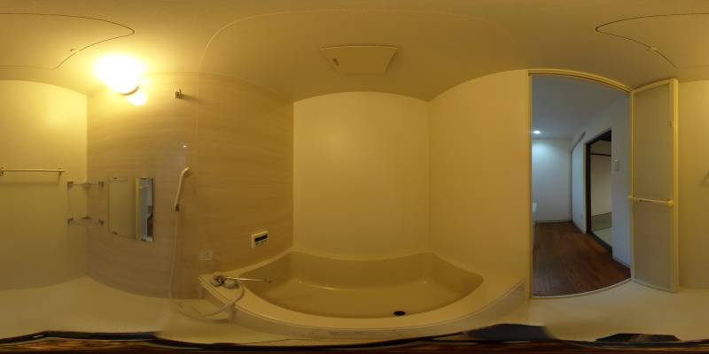 パノラマ画像バスルーム