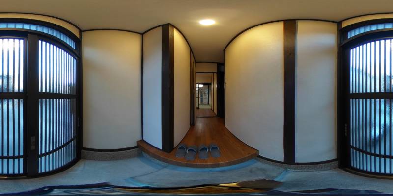 パノラマ画像玄関