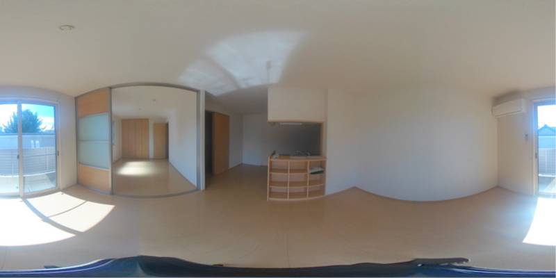 パノラマ画像リビング