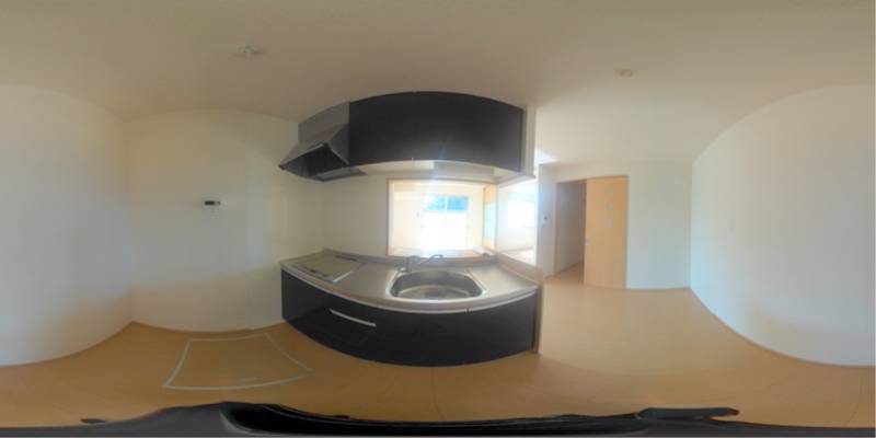 パノラマ画像キッチン