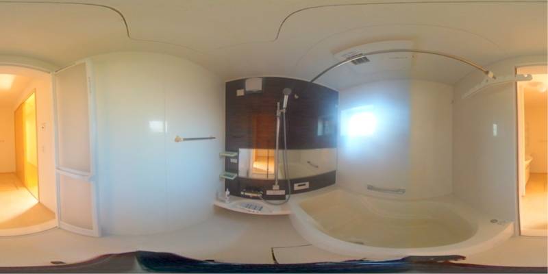 パノラマ画像バスルーム