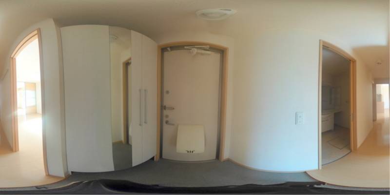 パノラマ画像玄関