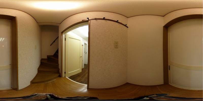 パノラマ画像玄関